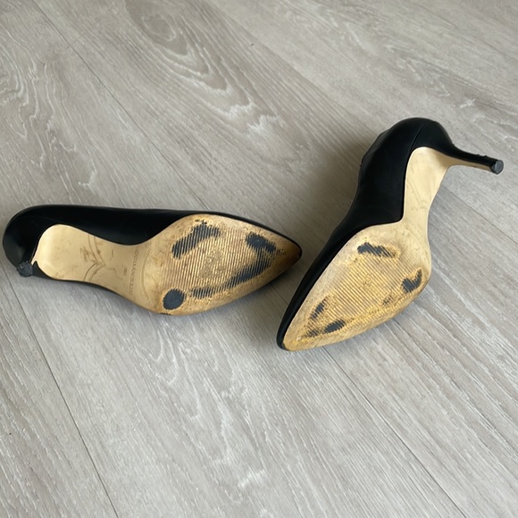 Enzo Angiolini black leather Eacallme heels. Size 8 - Picture 4 of 6